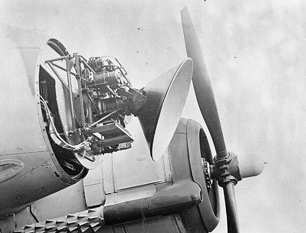 The centimetric AI. Mk. VIII shown here on a Bristol Beaufighter set the pattern for AI radars well into the 1970s.