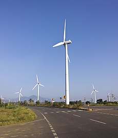 A Wind turbine near Kanyakumari.jpg