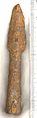 A complete cast iron spearhead, of probable Medieval date. (FindID 87221).jpg