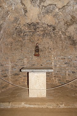 Chapel of the "Holy Virgin at the crib" Crypt Abbey of Saint-Michel-de-Cuxa