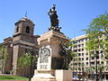 Monumento a Agustina de Aragón en Zaragoza.