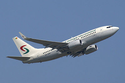 Air Senegal International is Senegal's flag carrier. Air Senegal International B737 6V-AHU.jpg