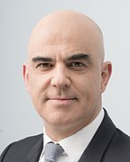 Alain Berset (2012−2023) Sveits' forbundspresident (2023) medlem av Sveits' forbundsråd (lengste ansiennitet) (2023)