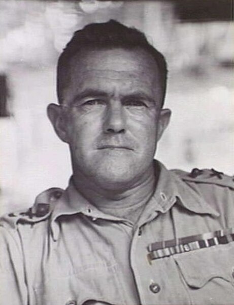 Major General Alan Ramsay in New Britain, December 1944