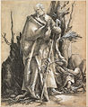 Albrecht Dürer - Bearded Saint in a Forest, c. 1516 - Google Art Project.jpg
