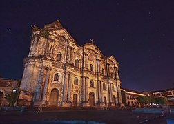 Taal Basilica at night by Allan Jay Quesada
