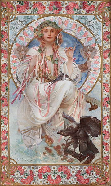 File:Alphonse Mucha - Portrait of Josephine Crane Bradley as Slavia, 1908.jpg