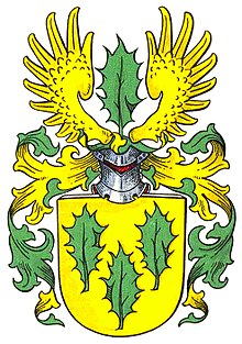 Coat of arms of the Amsinck family Amsinck Wappen.jpg