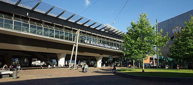 Amsterdam Bijlmer ArenA railway station in 2011