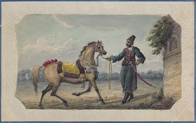 An officer of Col Gardiner's irregular Cavalry, composed of Hindustani Mussalmans