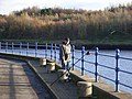 Angler at St Anthony's Point - geograph.org.uk - 1052192.jpg