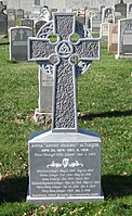 Grave marker for Annie Moore at Calvary Cemetery, Queens, New York, US.