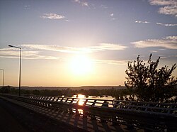 Ponte sobre o rio Vístula