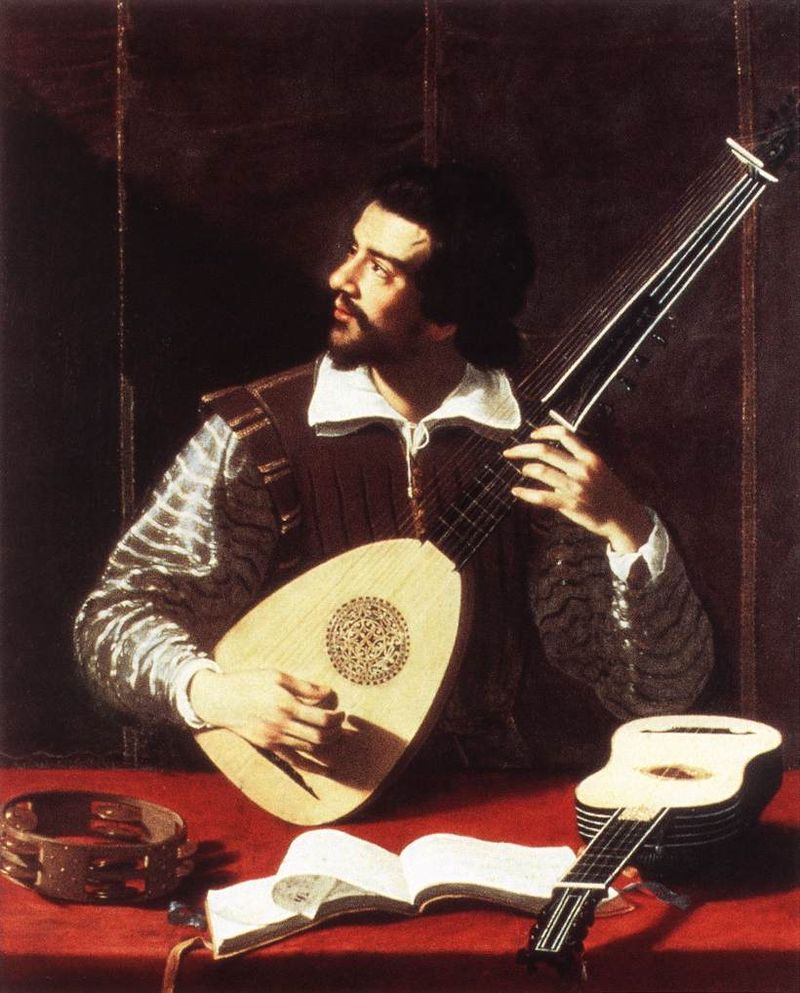 Antiveduto Gramatica - The Theorbo Player - WGA10353.jpg