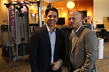 Anytime Fitness co-founders Chuck Runyon and Dave Mortensen Anytime Fitness co-founders Chuck Runyon and Dave Mortensen (43460728271).jpg