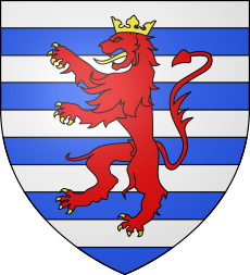 Armoiries Comtes de Luxembourg superseding.svg