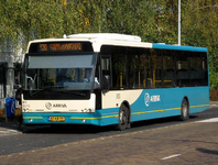 ​ ​ ​ ​ Huisstijl van een Arriva bus.