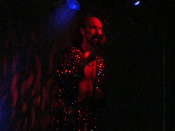 Arthur Brown playing at the Wickerman Festival, 2005