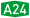 Autokinetodromos A24 number.svg
