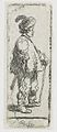 A Pole Leaning on his Stick: Facing Right label QS:Len,"A Pole Leaning on his Stick: Facing Right" label QS:Lnl,"Een Pool, leunend op zijn stok: naar rechts" . 1631. etching print. 5.8 × 2.1 cm (2.2 × 0.8 in). Various collections.