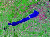 Satelitski snimak Balatona