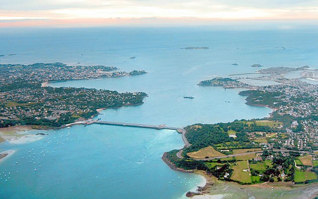 The Rance Tidal Power Station in France