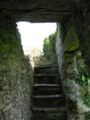 Treppe im Mauerrest