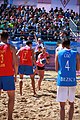 Deutsch: Beachhandball bei den Olympischen Jugendspielen 2018 in Buenos Aires; Tag 7, 13. Oktober 2018; Jungen, Halbfinale – Spanien-Kroatien 2:1 English: Beach handball at the 2018 Summer Youth Olympics in Buenos Aires at 13 October 2018 – Boys Semifinal – Spain-Croatia 2:1 Español: Handball de playa en los Juegos Olimpicos de la Juventud Buenos Aires 2018 en 13 de octubre de 2018 – Semifinales de chicos - España-Croacia 2:1