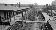 Original station in June 1962 Bedford St Johns Station.jpg