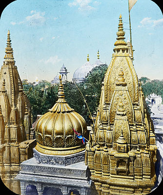 The Kashi Vishwanath Temple was destroyed by Muhammad of Ghor along with thousand other temples in Benaras[242]