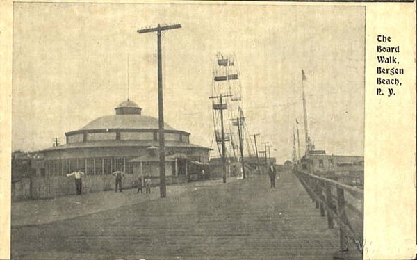 Boardwalk of Bergen Beach, circa 1905