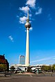 * Nomination Berliner Fernsehturm and Neptunbrunnen. --Nirmal Dulal 08:06, 18 September 2020 (UTC) * Decline  Oppose Top and bottom unsharp, too much saturation, tilted, not a QI to me, sorry --Poco a poco 09:45, 18 September 2020 (UTC)