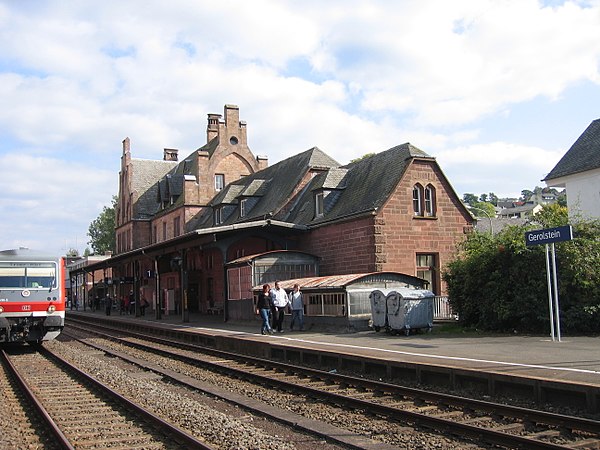 Gerolstein, Bahnhofstraße 4: Gothic Revival railway station