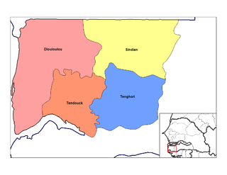 <span class="mw-page-title-main">Tenghori Arrondissement</span> Arrondissement in Ziguinchor Region, Senegal