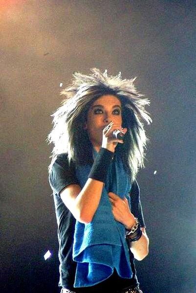 Kaulitz performing in Moscow, Russia on 27 September 2007