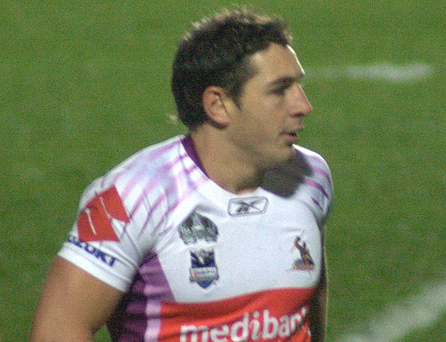 Slater playing for the Melbourne Storm in 2008