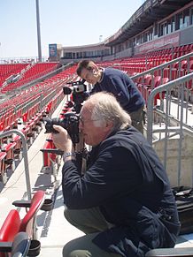 Spremo BMO Field'da fotoğraf çekiyor