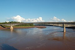 Bridge over the Shubenacadie River at South Maitland.