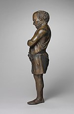 Миниатюра для Файл:Bronze statuette of an artisan with silver eyes MET DP122003.jpg