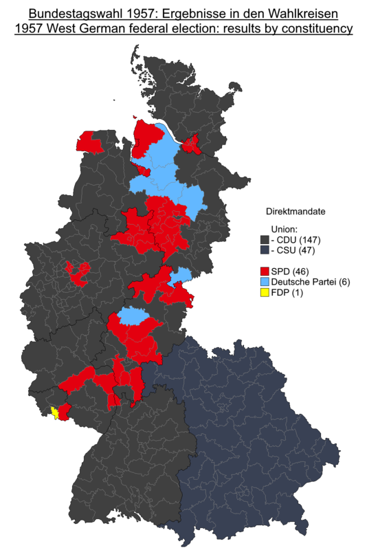 Bundestagswahl 1957 - Ergebnisse Wahlkreise.png