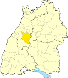Circondario di Calw – Mappa