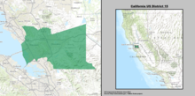 California's 15th congressional district until 2023 California US Congressional District 15 (since 2013).tif