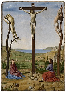 <i>Calvary</i> (Antonello da Messina) Painting by Antonello da Messina