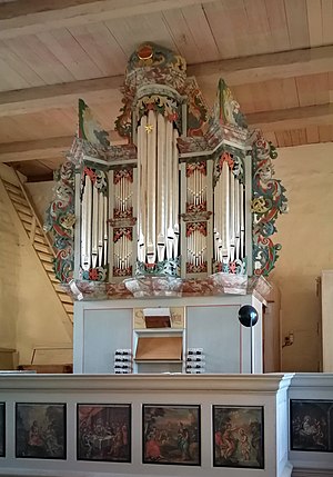 Cammin (bei Rostock), Dorfkirche, Orgel (16).jpg