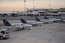 Cape Air Cessna 402Cs at Boston Logan in 2008 Cape Air Cessna 402C, N2651S@BOS,04.02.2008-497ac - Flickr - Aero Icarus.jpg