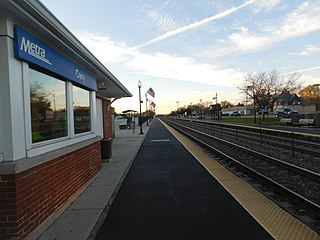 <span class="mw-page-title-main">Cary station (Metra)</span> Commuter rail station in Cary, Illinois