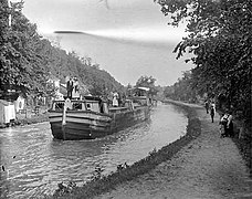 Il canale all'inizio della s.  XX