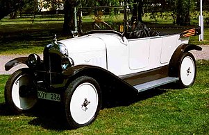 "סיטרואן סוג B2" מודל "B2 Torpédo (Roadster)" שנת 1921