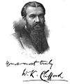 William Kingdon Clifford geboren op 4 mei 1845