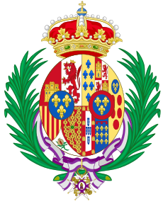 Escudo de armas de María Mercedes de Borbón (1935-1941) .svg